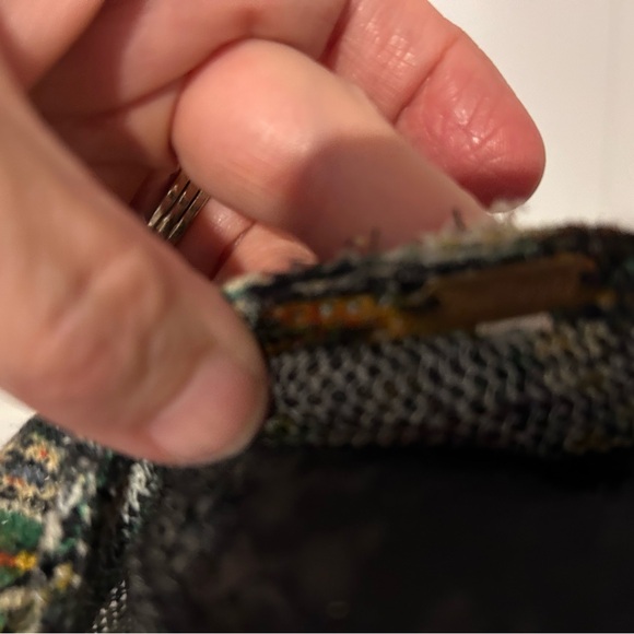 Free People Floral Ruffle Blouse - Black and Green - Picture 6 of 11